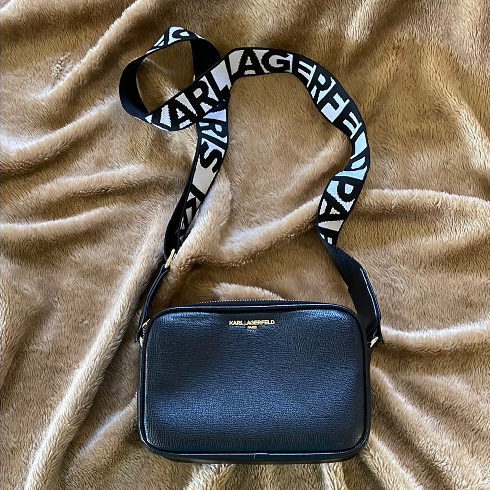 Karl Lagerfeld Black Crossbody Bag